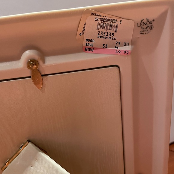 NWT LENOX Portrait Gallery 5x7 Ceramic Frame Ivory - Picture 6 of 6